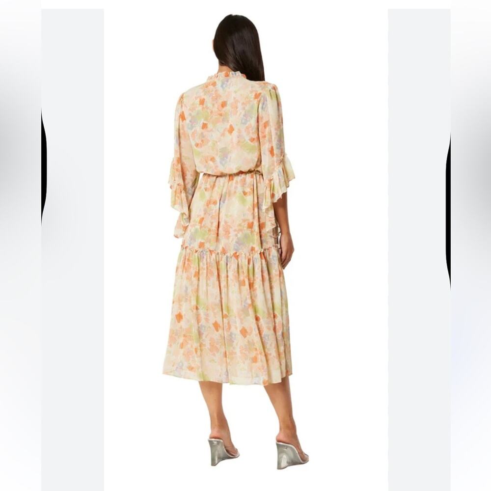 Misa LA Marcele Pastel Splash Chiffon Dress XS NWT Fairy Boho Easter Romantic - Picture 3 of 10
